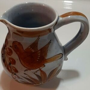 Tonala vintage pottery from mexico (pitcher & small jar)